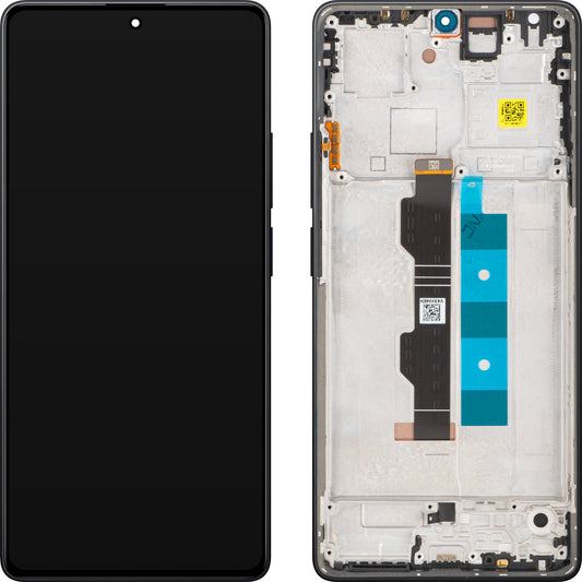 Xiaomi Redmi Note 14S kijelző érintőképernyővel, kerettel, fekete, Service Pack 56000300N6R00