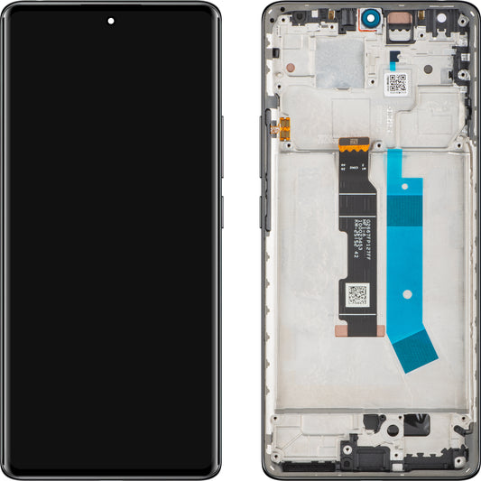 Xiaomi Redmi Note 14 Pro 4G érintőképernyős kijelző, kerettel, Fekete (Midnight Black), Service Pack 560003000O600