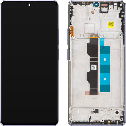 Xiaomi Redmi Note 14S érintőképernyős kijelző, kerettel, Lila (Aurora Purple), Service Pack 56000200N6R00