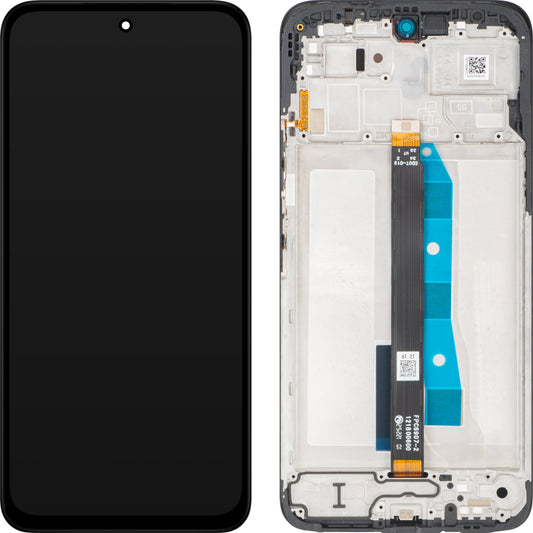 Xiaomi Poco M7 4G / Redmi 15 4G Display with Touchscreen, Frame, European Version, Black, Service Pack 560001O19AP00