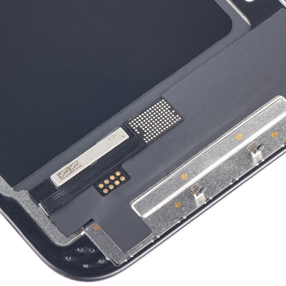 ZY érintőképernyő kijelző Apple iPhone 14 készülékhez, kerettel, LCD In-Cell IC mozgatható, Fekete 