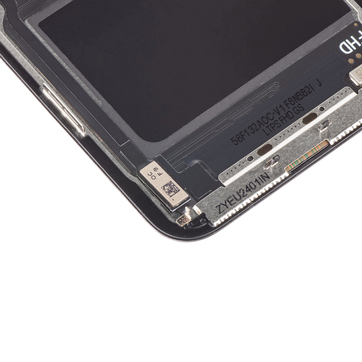 ZY érintőképernyő kijelző Apple iPhone 11 Pro készülékhez, kerettel, In-Cell IC mozgatható LCD verzió, Fekete 