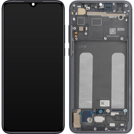 Display és érintőképernyő Xiaomi Mi 9 Lite, kerettel, szürke, Service Pack 560610118033