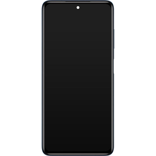 Xiaomi Poco X3 Pro érintőképernyős kijelző, kerettel, fekete, Service Pack 560002J20S00