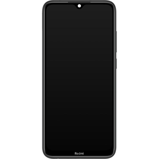 Xiaomi Redmi Note 8T kijelző érintőképernyővel, kerettel, fekete, Service Pack 5600040C3X00