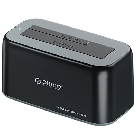 Orico 6819C3 1-meghajtós dokkolóállomás HDD / SSD SATA 2,5 hüvelyk / 3,5 hüvelyk számára, fekete
