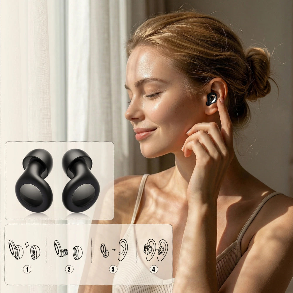Tech-Protect QuietFit Füldugók, Fekete