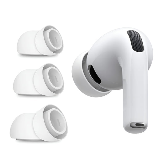Techsuit ET2 füldugók Apple AirPods Pro 3-hoz, Méretek XS / S / L, Fehér