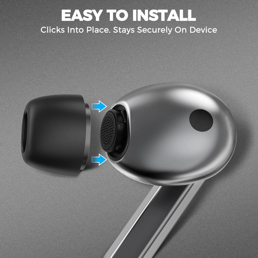 Techsuit ET3 füldugók Samsung Galaxy Buds3 Pro-hoz, Méretek: S / M / L, Fehér