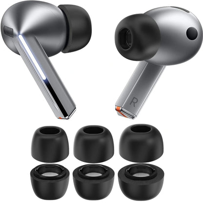 Techsuit ET3 füldugók Samsung Galaxy Buds3 Pro-hoz, Méretek: S / M / L, Fehér
