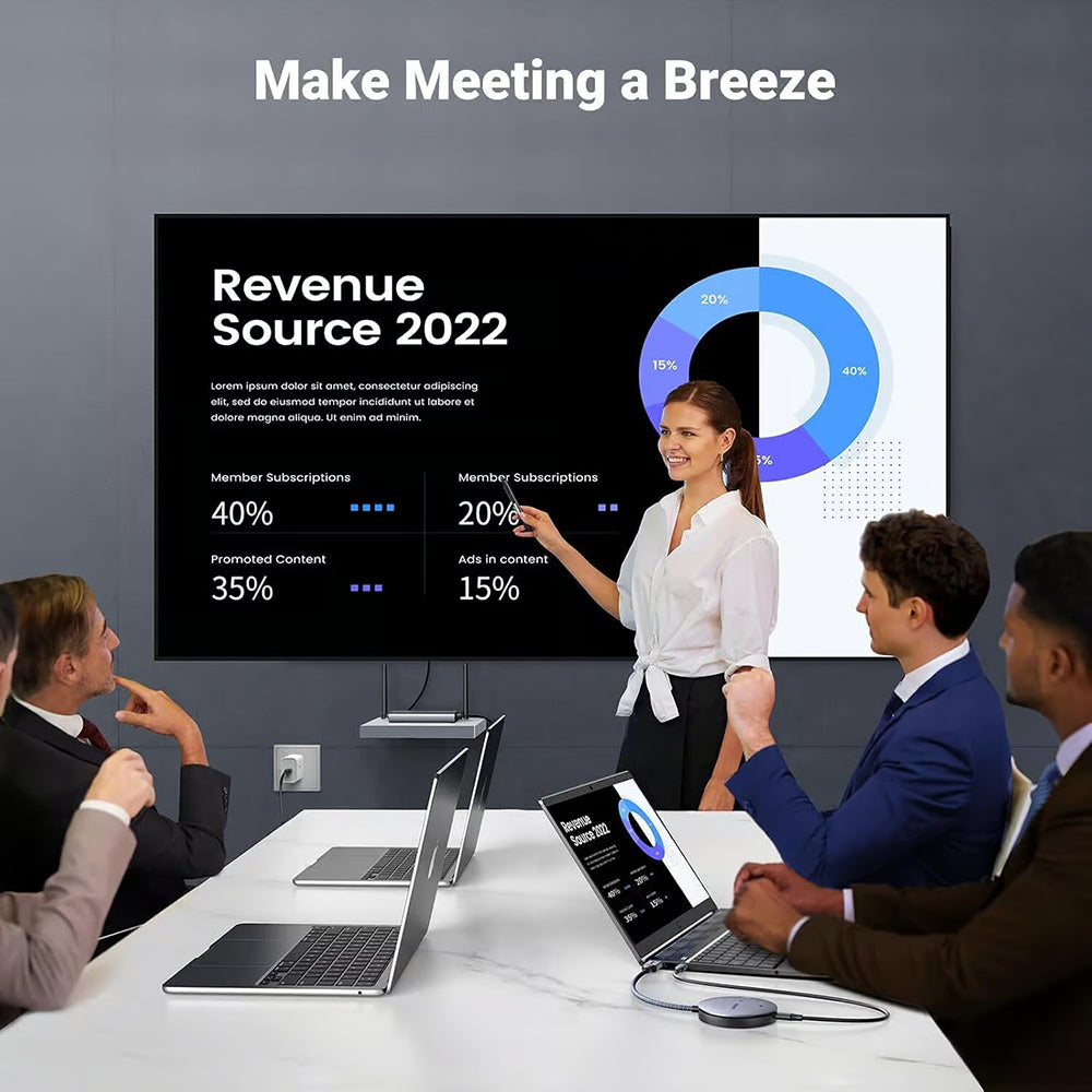 UGREEN CM586 Wireless HDMI Extender, 4K, Fekete