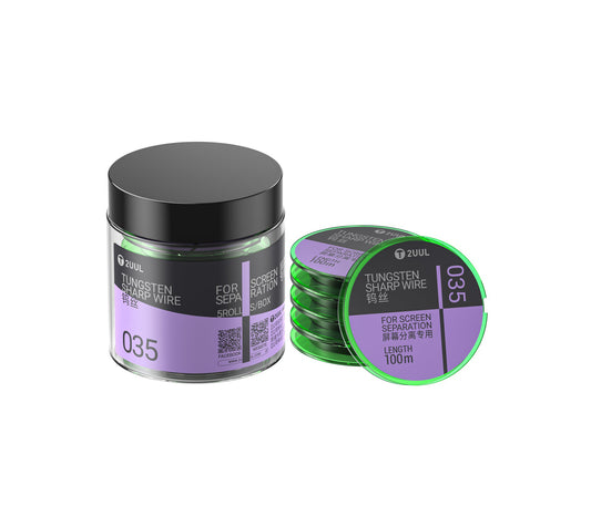 Tungsten huzal 2UUL WS-035, 0,035 mm, 100 m, 5 darabos készlet