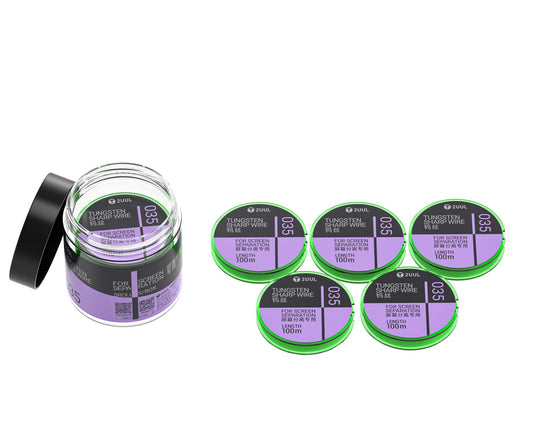 Tungsten huzal 2UUL WS-035, 0,035 mm, 100 m, 5 darabos készlet