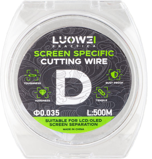 Luowei molibdén huzal, 0,035 mm, 500 m
