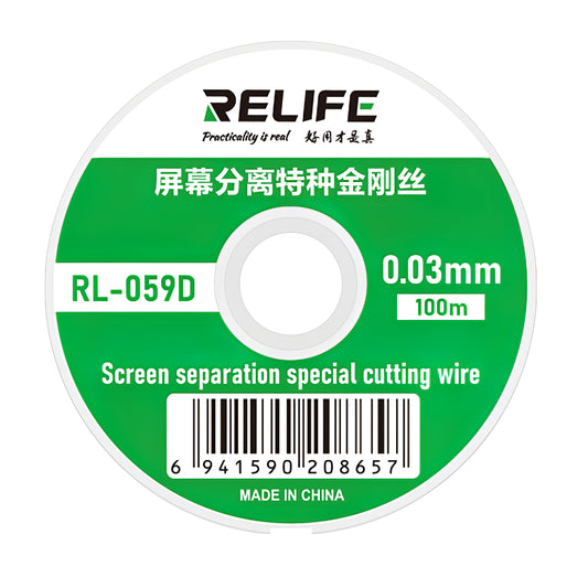 Relife RL-059D molibdén huzal, 0,03 mm, 100 m