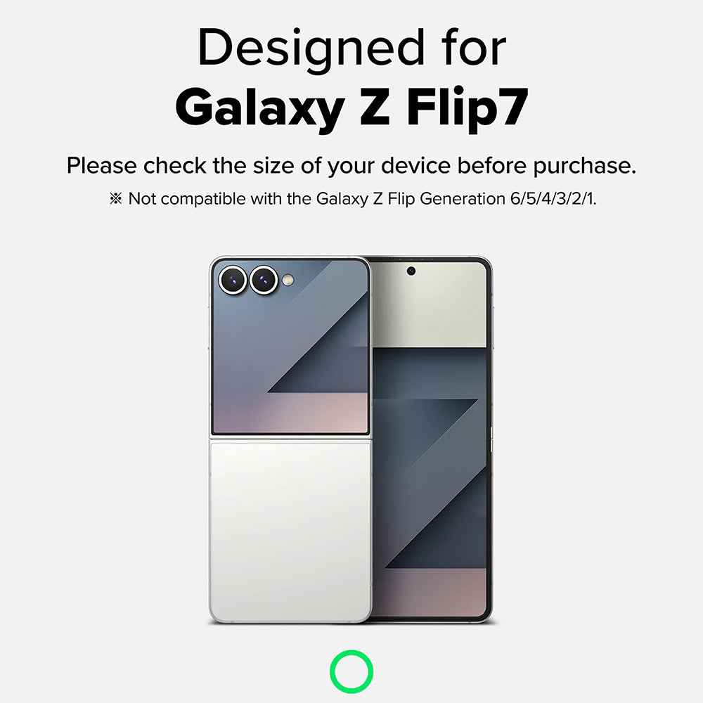 Ringke zsanéros védőfólia Samsung Galaxy Z Flip7 F766-hoz, műanyag, 2 darabos készlet