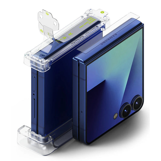 Ringke zsanéros védőfólia Samsung Galaxy Z Flip7 F766-hoz, műanyag, 2 darabos készlet