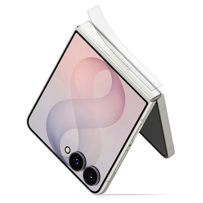 Ringke Dual Easy zsanérvédő fólia Samsung Galaxy Z Flip8 F776-hez, műanyag, 2 darabos készlet