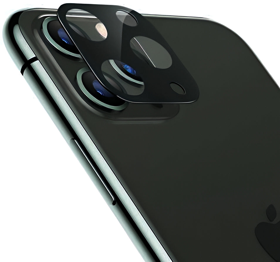 XO Design 3D hátlapi kamera védőfólia Apple iPhone 12 Pro Max készülékhez, edzett üveg, fekete
