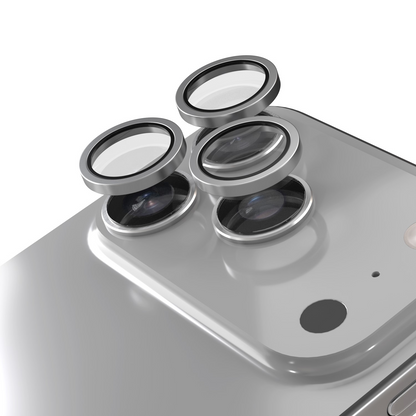 Etteri hátlapi kamera védőfólia Apple iPhone 17 Pro Max / 17 Pro készülékhez, edzett üveg, szürke