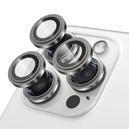 Lito S+ hátlapi kamera védőfólia Apple iPhone 13 Pro Max / 13 Pro készülékhez, edzett üveg, szürke