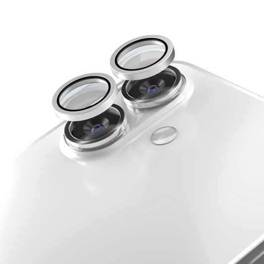Etteri hátlapi kamera védőfólia Apple iPhone 17-hez, edzett üveg, fehér