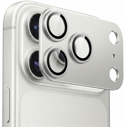 Tech-Protect CamFull Fit+ hátlapi kamera védőfólia Apple iPhone 18 Pro-hoz, edzett üveg, ezüst