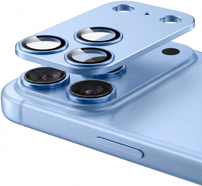 Tech-Protect CamFull Fit+ hátlapi kameravédő fólia Apple iPhone 18 Pro Max készülékhez, edzett üveg, világoskék