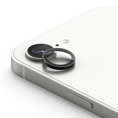 Ringke hátsó kamera védőfólia Apple iPhone 16e-hez, Edzett üveg, 2 darabos készlet, Fekete