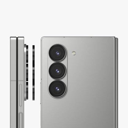 Ringke hátsó kamera védőfólia Samsung Galaxy Z Fold6 F956-hez, Edzett üveg, 2 darabos készlet, Fekete