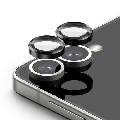 Ringke hátsó kamera védőfólia Samsung Galaxy Z Flip7 F766-hoz, Edzett üveg, 2 darabos készlet, Fekete