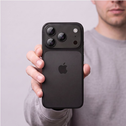 Tech-Protect CamFull Fit+ hátlapi kamera védőfólia Apple iPhone 18 Pro-hoz, edzett üveg, fekete