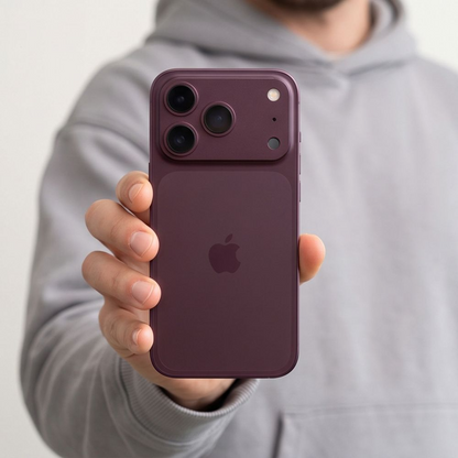 Tech-Protect CamFull Fit+ hátlapi kamera védőfólia Apple iPhone 18 Pro Max készülékhez, edzett üveg, bordó