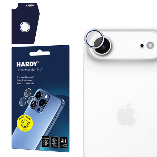 Hátsó kamera védőfólia 3MK Hardy Protection Pro Apple iPhone 17 Air-hez, Edzett üveg, Ezüst