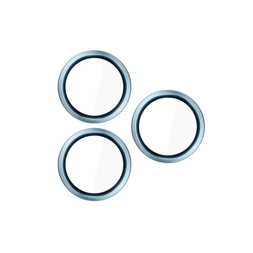 Hátsó kamera védőfólia 3MK Hardy Protection Pro Apple iPhone 17 Pro Max / 17 Pro készülékhez, Edzett üveg, Kék