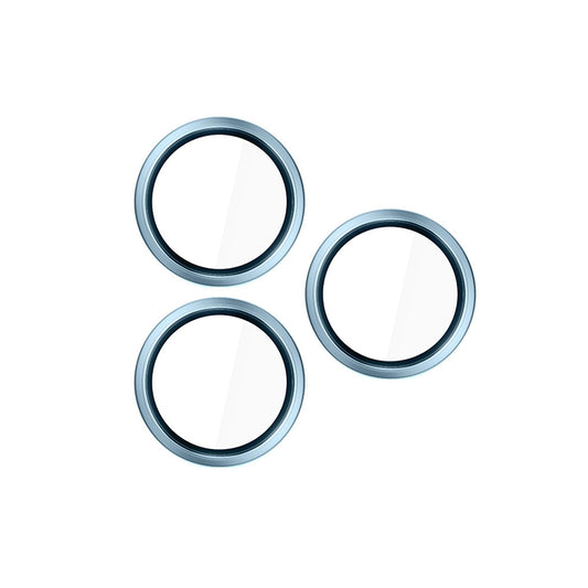 Hátsó kamera védőfólia 3MK Hardy Protection Pro Apple iPhone 17 Pro Max / 17 Pro készülékhez, Edzett üveg, Kék