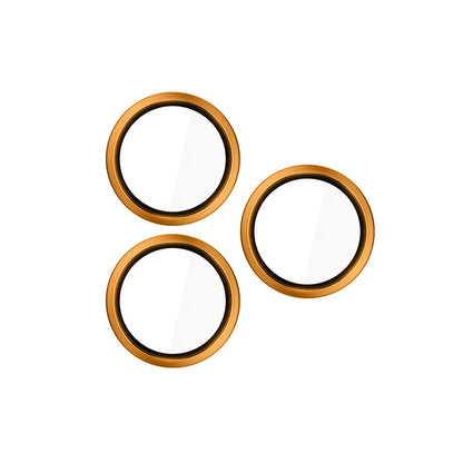 Hátsó kamera védőfólia 3MK Hardy Protection Pro Apple iPhone 17 Pro Max / 17 Pro készülékhez, Edzett üveg, Narancssárga