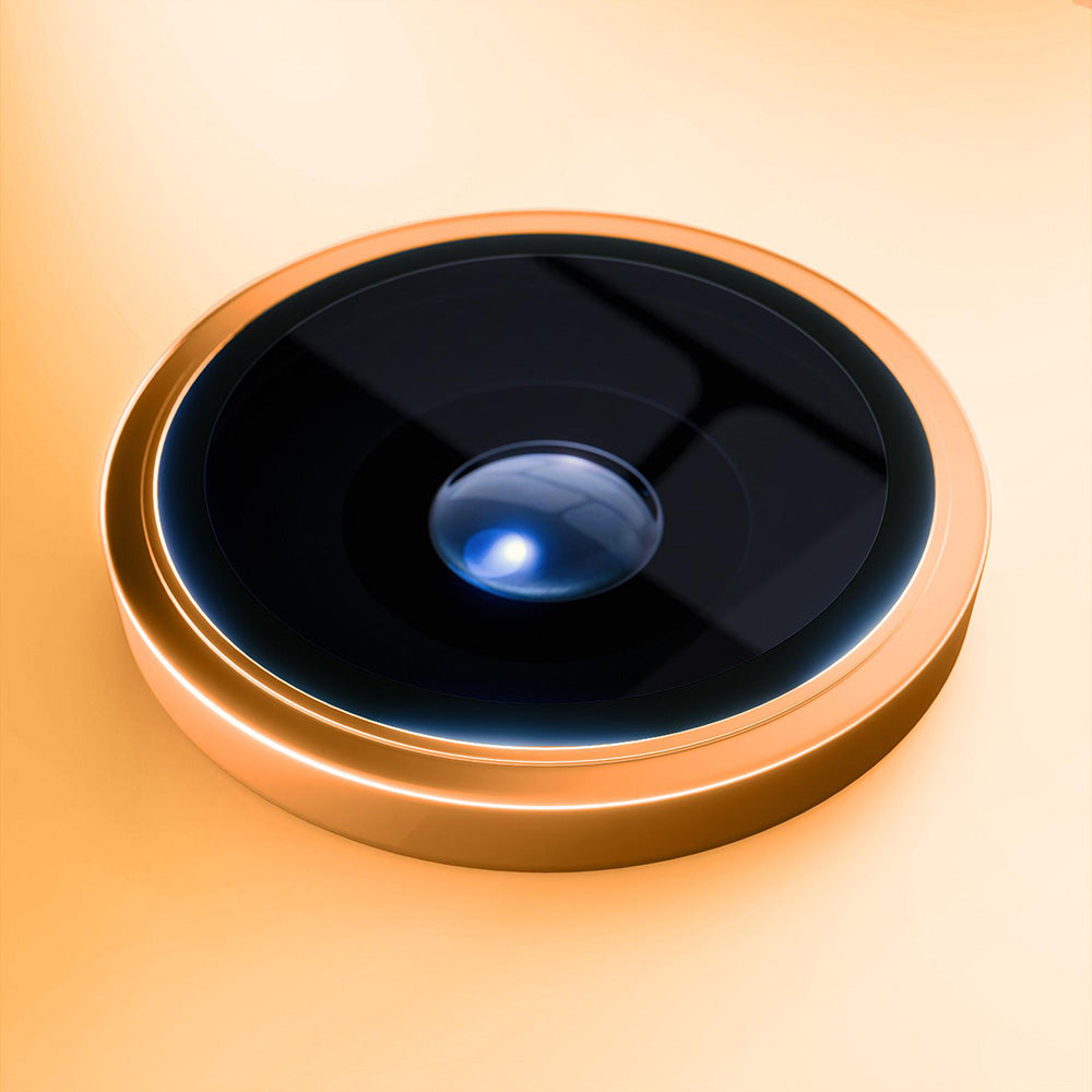 Hátsó kamera védőfólia 3MK Hardy Protection Pro Apple iPhone 17 Pro Max / 17 Pro készülékhez, Edzett üveg, Narancssárga