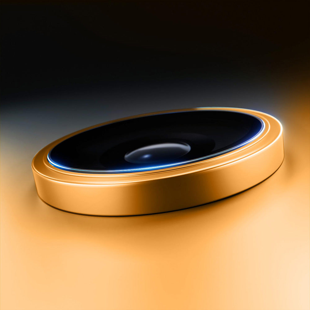 Hátsó kamera védőfólia 3MK Hardy Protection Pro Apple iPhone 17 Pro Max / 17 Pro készülékhez, Edzett üveg, Narancssárga