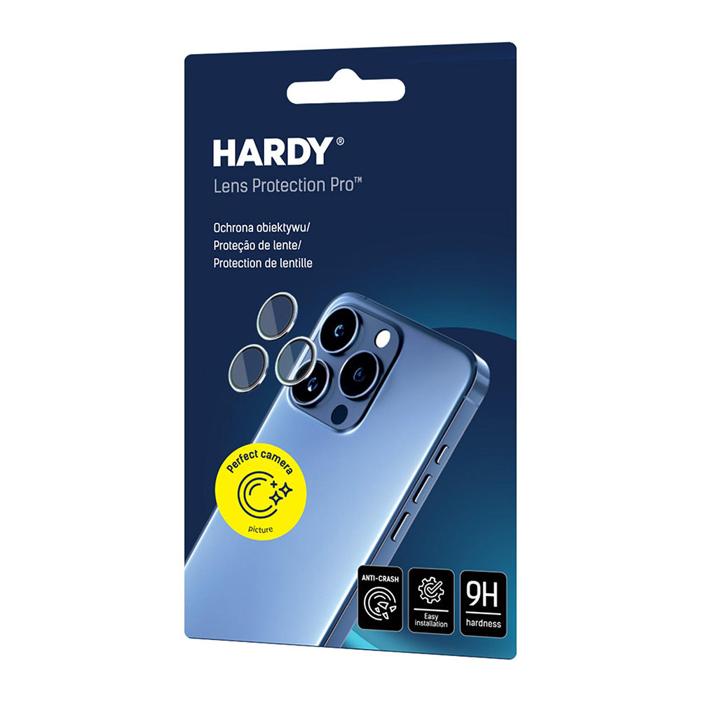 Hátsó kamera védőfólia 3MK Hardy Protection Pro Apple iPhone 17 Pro Max / 17 Pro készülékhez, Edzett üveg, Narancssárga