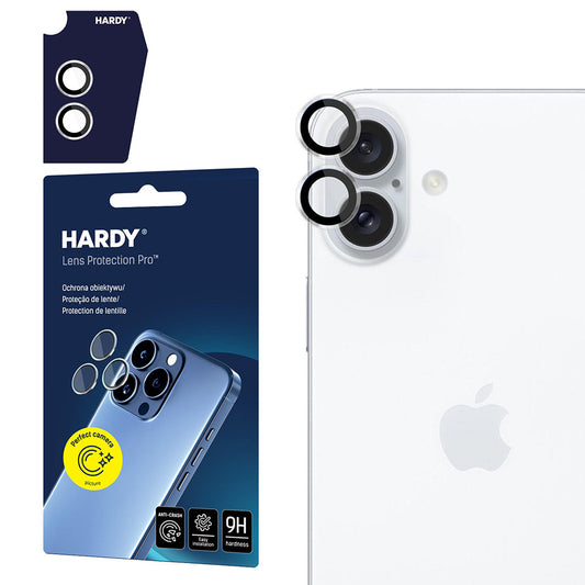 Hátsó kamera védőfólia 3MK Hardy Protection Pro Apple iPhone 17-hez, Edzett üveg, Átlátszó