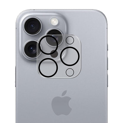 Hátlapi kamera védőfólia 3MK Pro Full Cover Apple iPhone 17 Pro Max készülékhez, Edzett üveg, Fekete