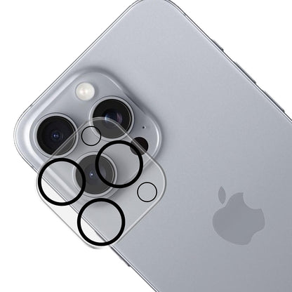 Hátlapi kamera védőfólia 3MK Pro Full Cover Apple iPhone 17 Pro Max készülékhez, Edzett üveg, Fekete