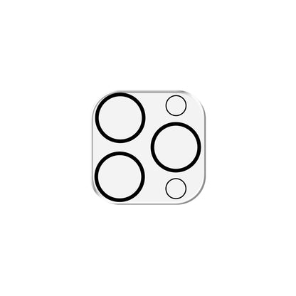 Hátlapi kamera védőfólia 3MK Pro Full Cover Apple iPhone 17-hez, Edzett üveg, Fekete