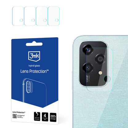 3MK Protection hátlapi kamera védőfólia Honor 200 Lite-hoz, rugalmas üveg, 4 darabos készlet, átlátszó