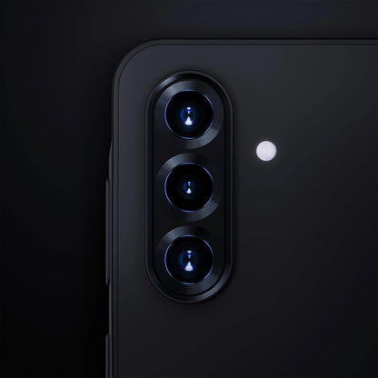 3MK Protection hátlapi kamera védőfólia Motorola Edge 60 Fusion készülékhez, rugalmas üveg, 4 darabos készlet, átlátszó