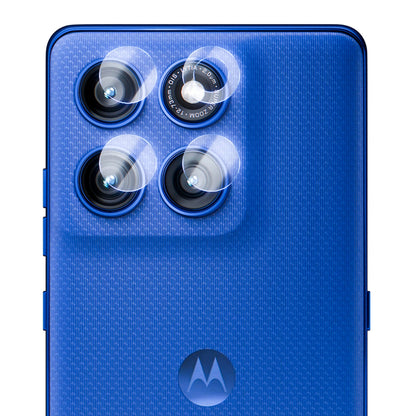 3MK Protection hátlapi kamera védőfólia Motorola Edge 60 Pro-hoz, rugalmas üveg, 4 darabos készlet, átlátszó