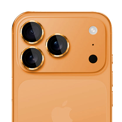 Hátsó kamera védőfólia 3MK Protection Pro Apple iPhone 17 Pro Max / 17 Pro készülékhez, Edzett üveg, Narancssárga