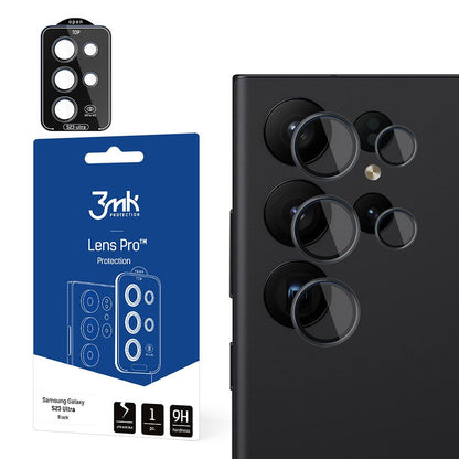 3MK Protection Pro hátlapi kamera védőfólia Samsung Galaxy S24 Ultra S928-hoz, edzett üveg, átlátszó