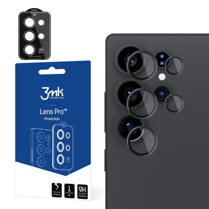 3MK Protection Pro hátlapi kamera védőfólia Samsung Galaxy S25 Ultra S938-hoz, edzett üveg, átlátszó